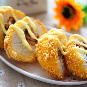 Cách làm cơm viên chiên giòn