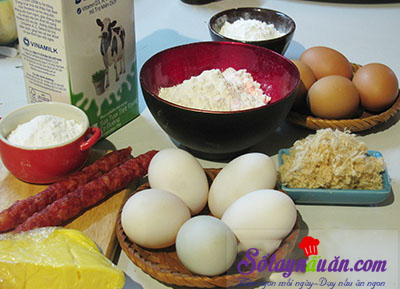 Công thức bánh bông lan cuộn trứng muối xốp mềm khó cưỡng