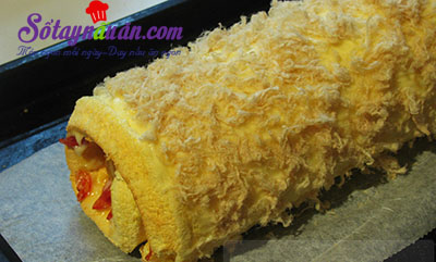 Công thức bánh bông lan cuộn trứng muối xốp mềm khó cưỡng