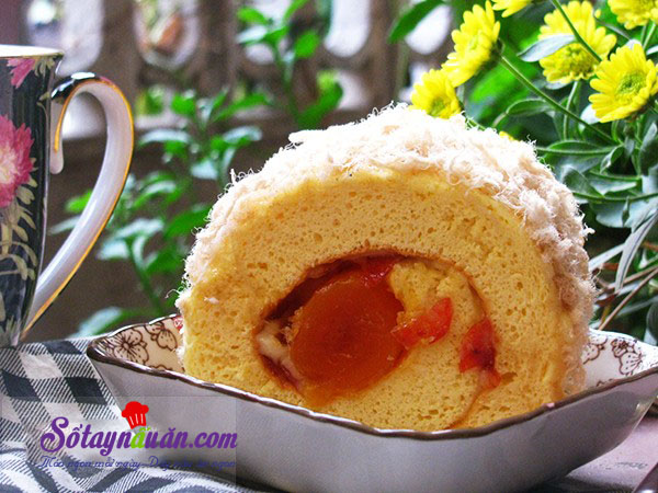 Công thức bánh bông lan cuộn trứng muối xốp mềm khó cưỡng