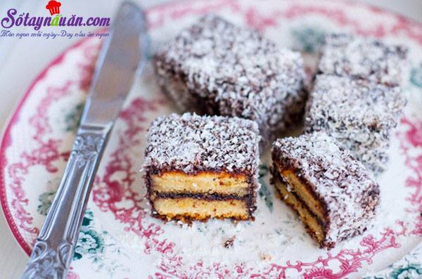 Công thức cho món bánh lamington xinh xắn từ nước Úc