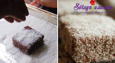 Công thức cho món bánh lamington xinh xắn từ nước Úc