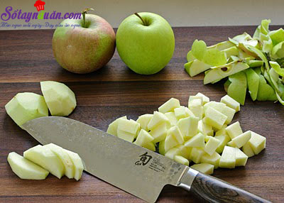 Công thức cho món bánh táo phủ đường kiểu Đức