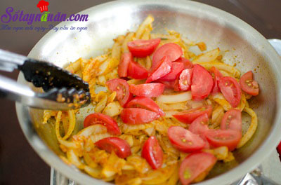 Công thức cho món spaghetti kim chi dai ngon từng sợi