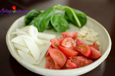 Công thức cho món spaghetti kim chi dai ngon từng sợi