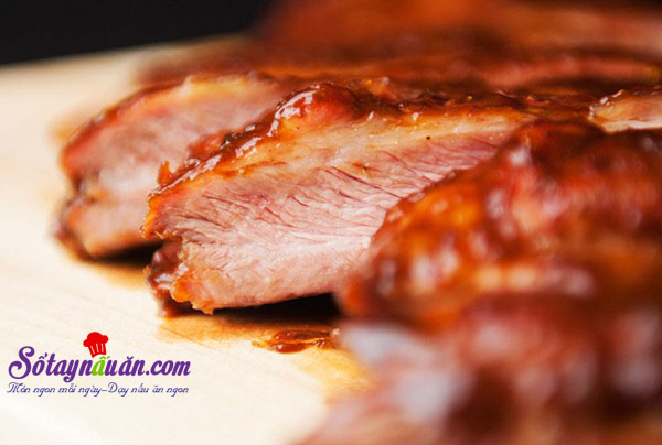 Công thức cho món sườn nướng ướp nước táo ngon mê mẩn