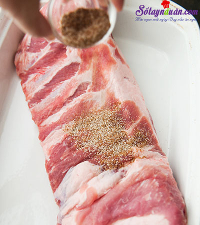 Công thức cho món sườn nướng ướp nước táo ngon mê mẩn