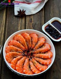 Công thức cho món tôm luộc quế, hoa hồi ngon mê ly