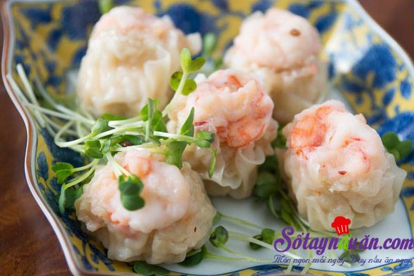 Công thức cho món xíu mại nhân tôm ngon ngọt đưa cơm