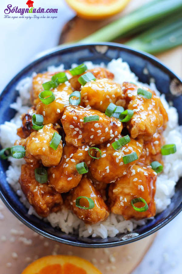 Công thức gà sốt cam chua ngọt ngon mê mẩn