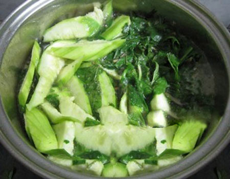 Công thức hay cho Bát canh Mướp, Rau Đay, Mồng Tơi