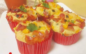 Công thức làm bánh bông lan nhân mặn siêu ngon