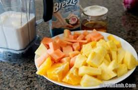 Công thức làm sinh tố trái cây thập cẩm ngon nhất