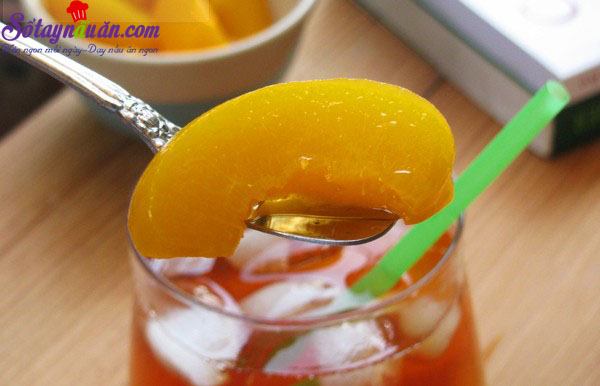 Công thức pha trà đào ngon chuẩn vị Sài Gòn