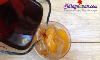 Công thức pha trà đào ngon chuẩn vị Sài Gòn
