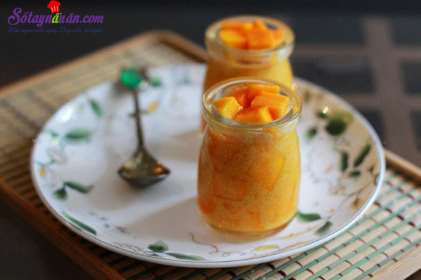 Công thức pudding xoài thơm mát lạnh giải nhiệt cực tốt