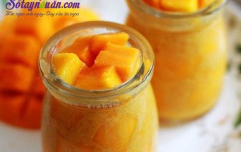Công thức pudding xoài thơm mát lạnh giải nhiệt cực tốt