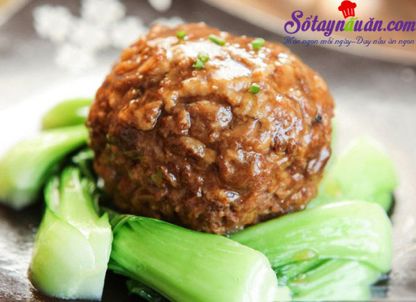 Công thức thịt viên trứng cút sốt lạ miệng