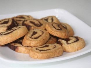 Cookies vanilla cuộn chocolate