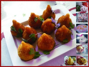 Coxinha nhân phô mai thịt gà