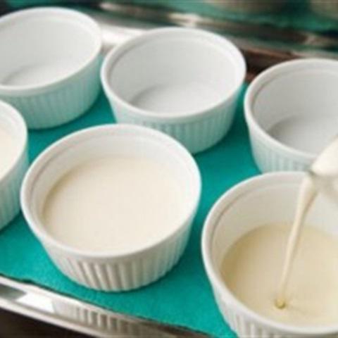 Cách làm creme brulee vị trà xanh