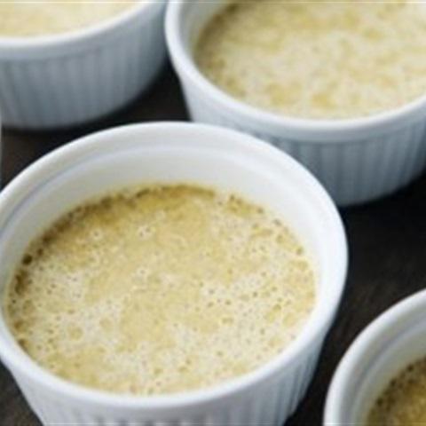 Cách làm creme brulee vị trà xanh