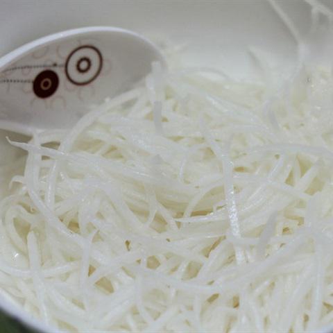 Cách làm củ cải chua ngọt