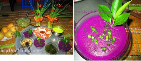 Củ cẩm nấu thịt