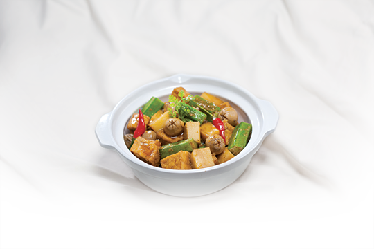 Củ hũ dừa kho nấm