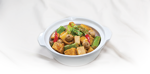 Củ hũ dừa kho nấm