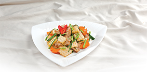 Củ sắn xào thịt