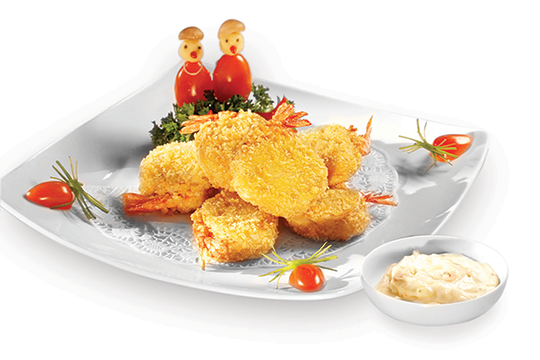 Củ sen chiên tôm