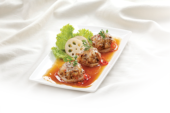 Củ sen hấp thập cẩm