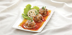 Củ sen hấp thập cẩm