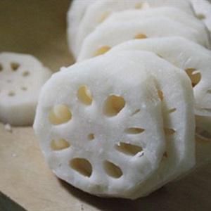 Cách làm củ sen nhồi thịt chiên