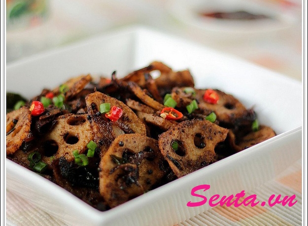 Củ sen sốt cay