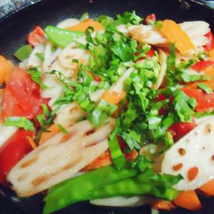 Cách làm củ sen xào chay