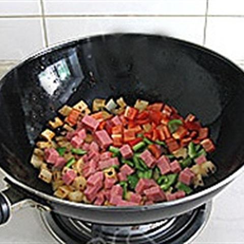 Cách làm củ sen xào thập cẩm