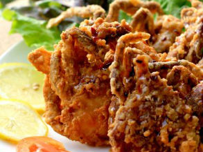 Cua lột chiên giòn sốt me