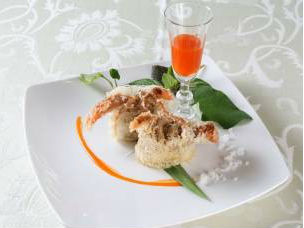 Cua lột chiên hoàng kim