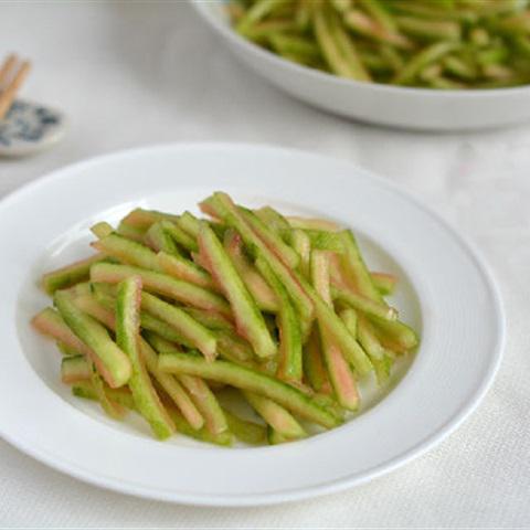 Cách làm cùi dưa hấu ngâm muối