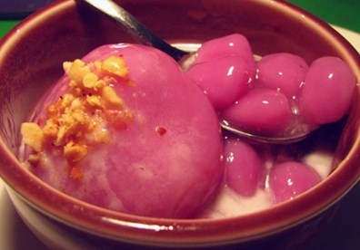 Cuối tuần học cách làm chè trôi nước màu hồng đẹp như mơ