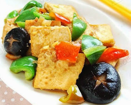 Cuối tuần ngon miệng với món Đậu Phụ xào Ớt Chuông