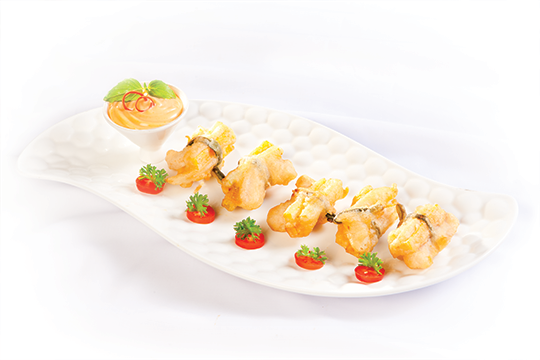 Cuộn bí chiên giòn