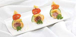 Cuốn gà khai vị