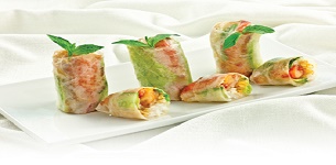 Cuốn thịt ram mắm tép