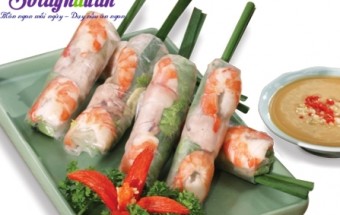 Cuốn tôm thịt làm nhanh ăn ngon
