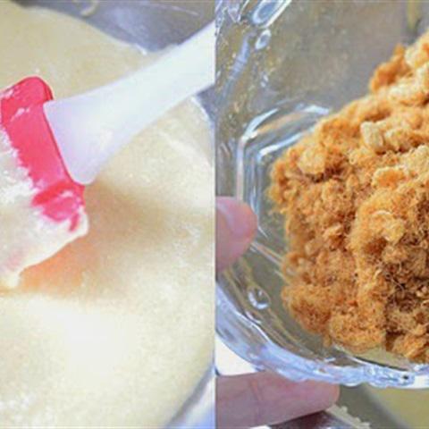 Cách làm cupcake bông lan trứng muối