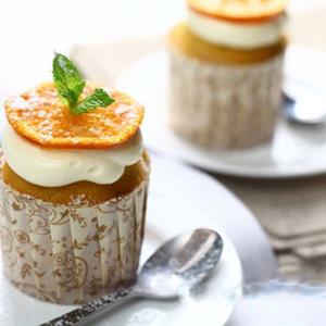 Cách làm cupcake cam tươi