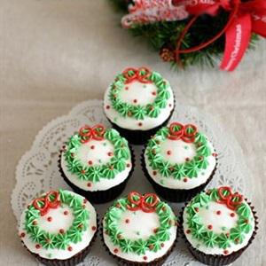 Cách làm cupcake giáng sinh